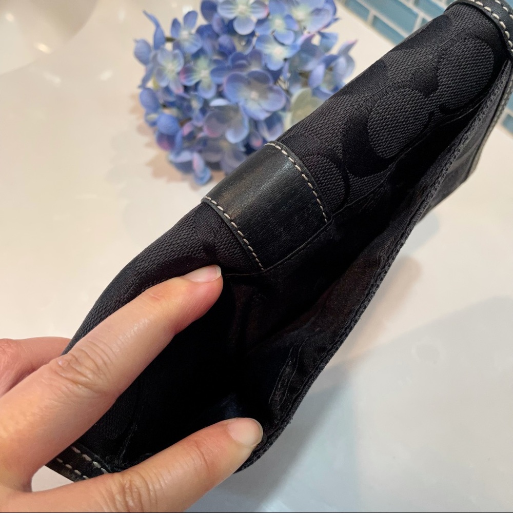 Coach Signature Monogram C Wallet - image 5